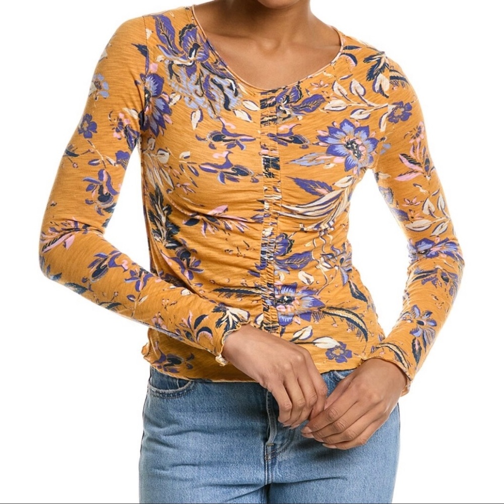 NWT Free People Dreamed of You Top Honey Combo